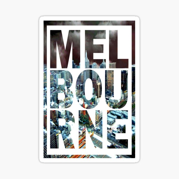 Item preview, Melbourne (Alternative Version) designed and sold by scribbledeath.