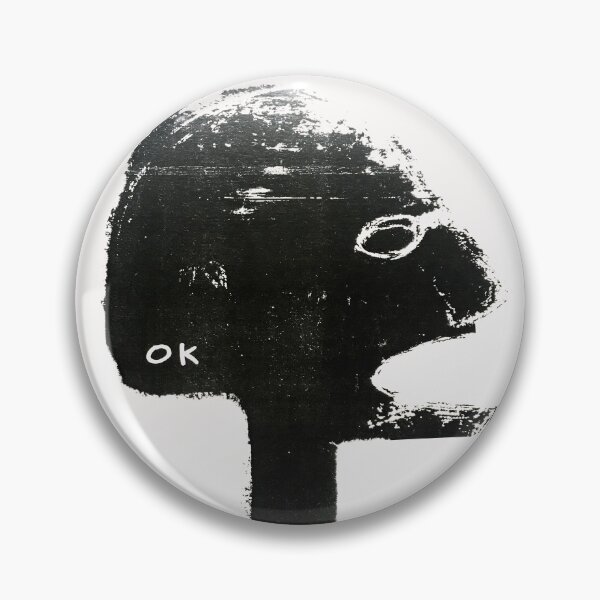 Item preview, OK monochrome illustration designed and sold by Linda Vachon.