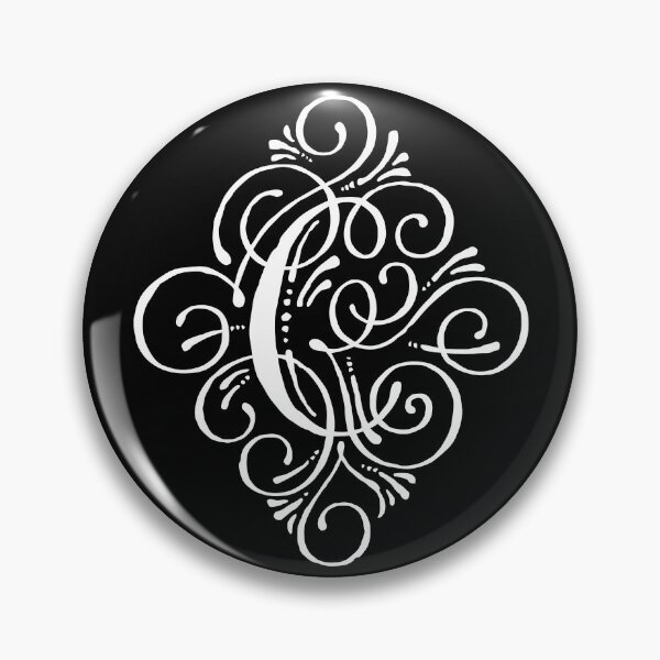 Item preview, Monogram Letter C Calligraphy designed and sold by junkydotcom.