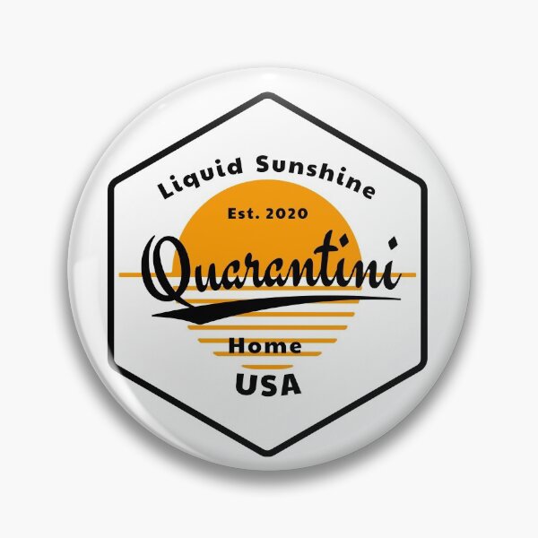 Item preview, Quarantini - Liquid Sunshine USA 2020 designed and sold by NerdySherds.