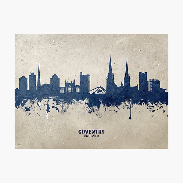 Item preview, Coventry England Skyline designed and sold by ArtPrints.