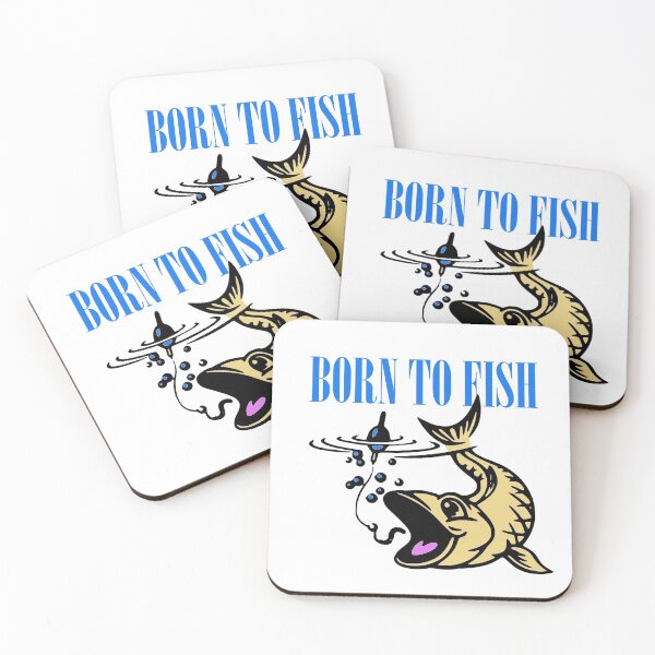 Item preview, Born to fish for fishing lovers designed and sold by helkav.