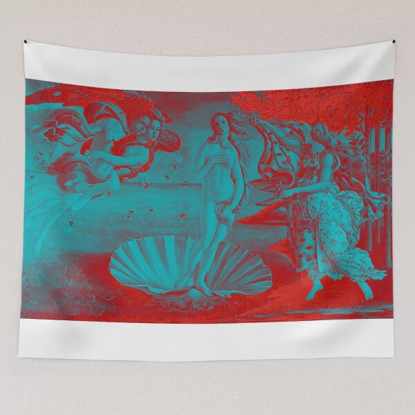 Item preview, The Birth of Venus - Botticelli Red Contrast pop designed and sold by raidman.