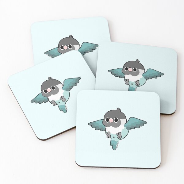 Item preview, Flying Lovebird - Masked (Blue) designed and sold by blirbos.