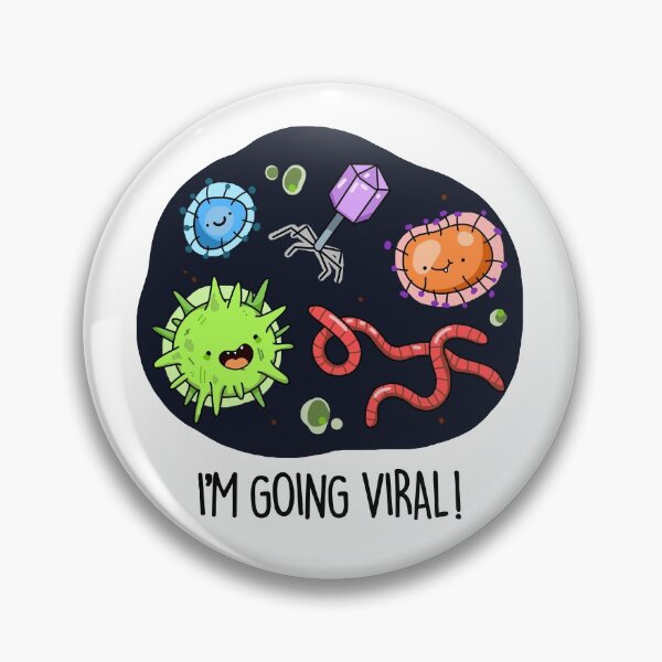 Item preview, I'm Going Viral Funny Virus Puns  designed and sold by punnybone.