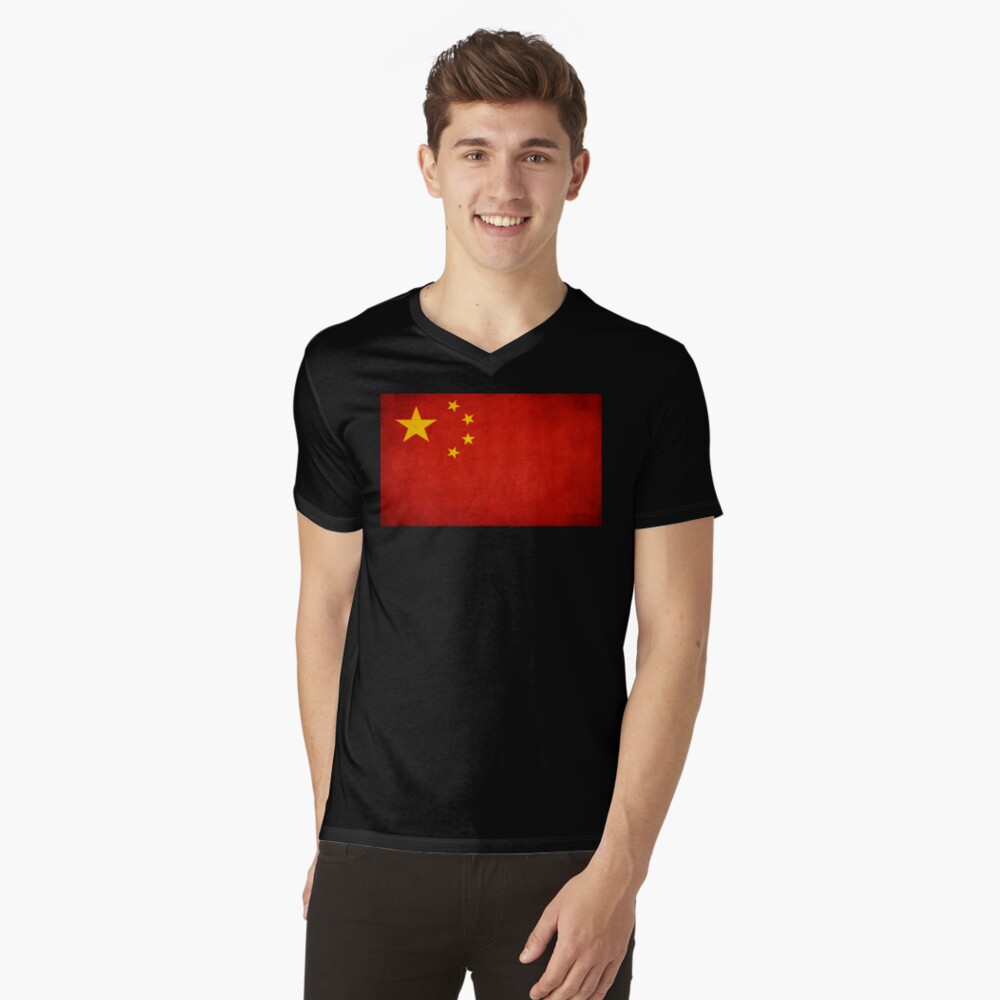 Aperçu de l'œuvre T-shirt col V créée et vendue par RedeyeDigital.