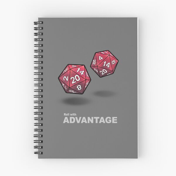 Item preview, Roll with Advantage (Roll your dice! D20) designed and sold by AHundredAtlas.