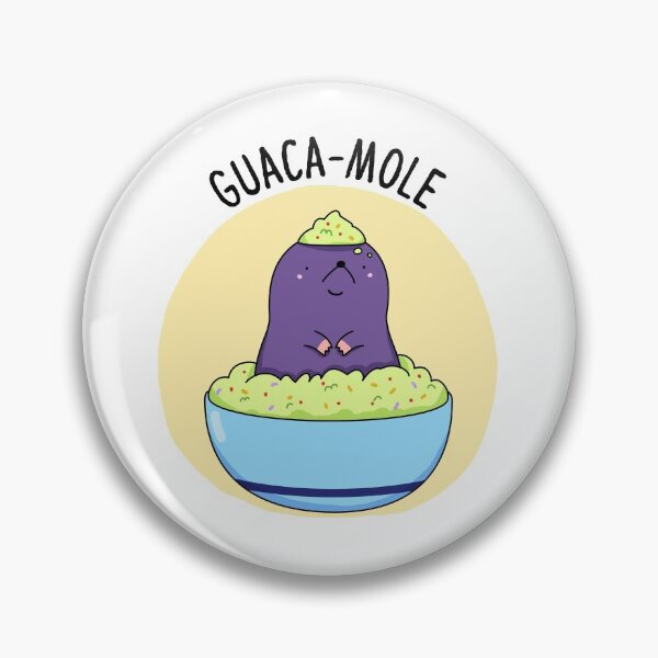 Item preview, Guaca-mole Guacamole Funny Mole Puns designed and sold by punnybone.