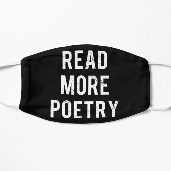 Read More Poetry Flat Mask