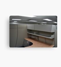 Warped Cubicle Canvas Print