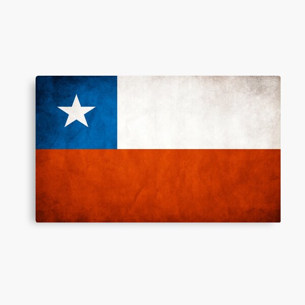 Chile | Bandera chilena | Bandera nacional de chile Lienzo