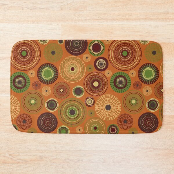 Item preview, concentric circles brown designed and sold by colorofmagic.