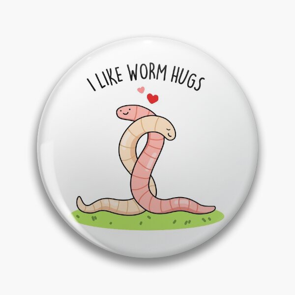 Item preview, I Like Worm Hugs Funny Worm Puns  designed and sold by punnybone.