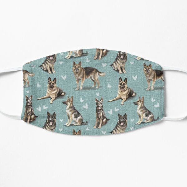 The GSD German Shepherd Dog Flat Mask