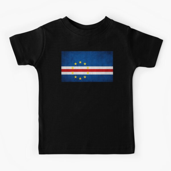CAPE VERDE FADED FLAG LADIES T-SHIRT TEE TOP CABO VERDE CAPE VERDEAN GIFT SHIRT