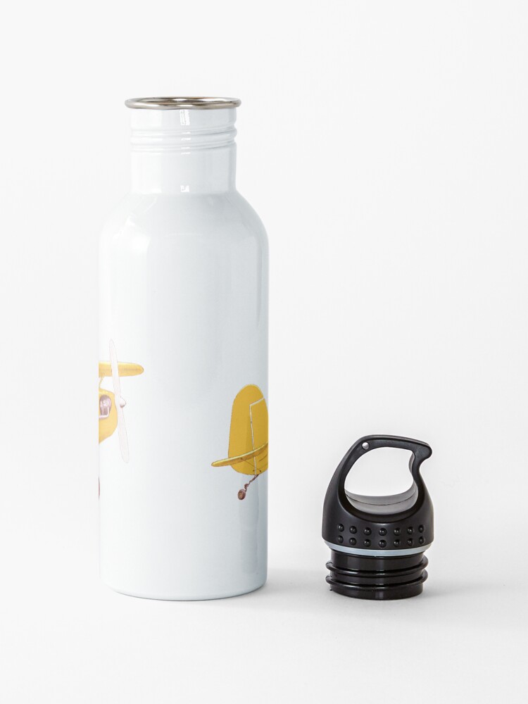 Alternate view of Little Yellow Plane Water Bottle