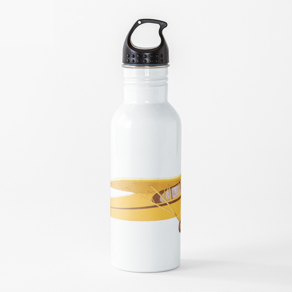 Little Yellow Plane Water Bottle