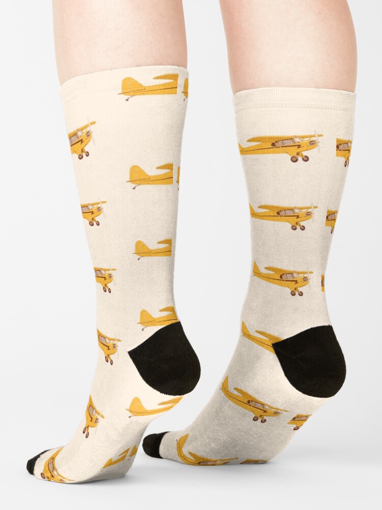 Alternate view of Little Yellow Plane Socks