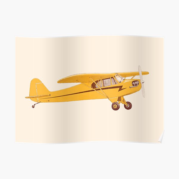 Little Yellow Plane Poster