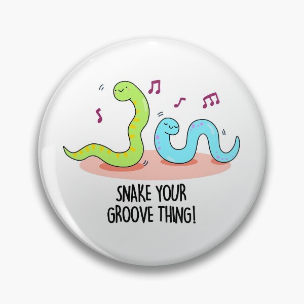 Item preview, Snake Your Groove Thing Funny Disco Worm Puns  designed and sold by punnybone.
