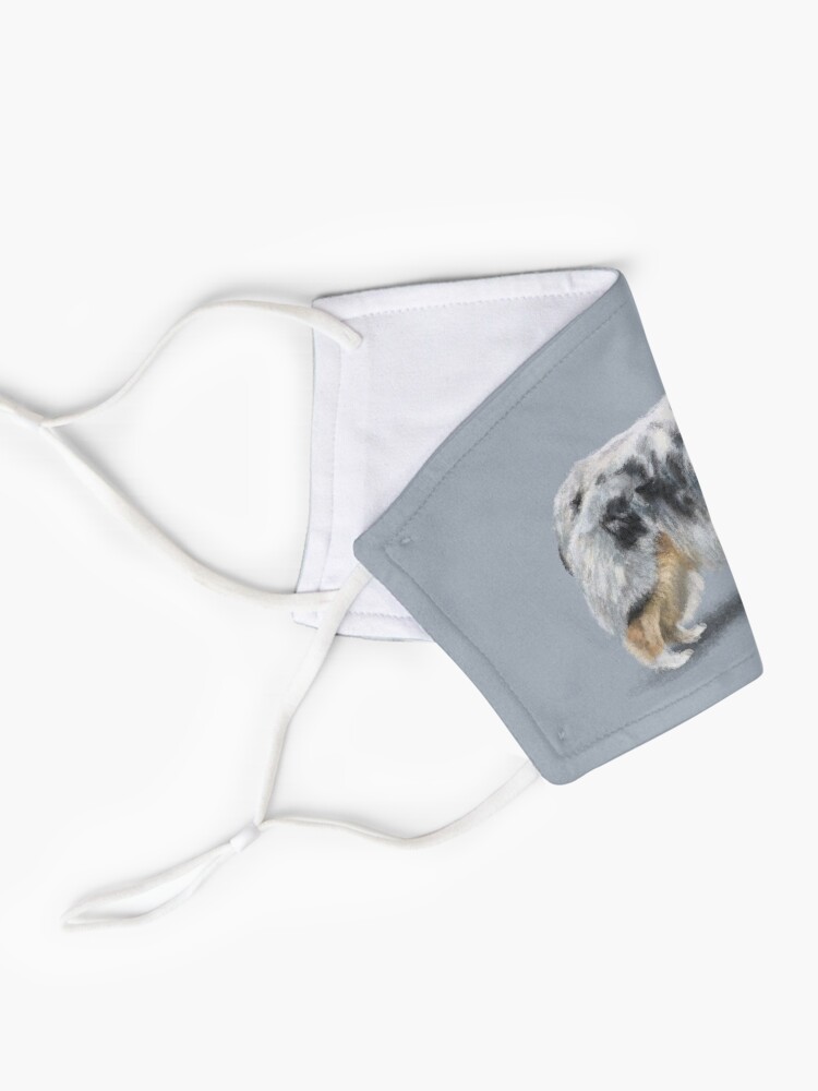 Alternate view of The Merle Rough Collie Mask