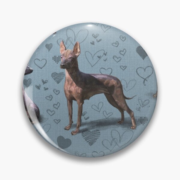 Item preview, The Mexican Hairless Xoloitzcuintli Dog Xolo designed and sold by Elspeth Rose Design.