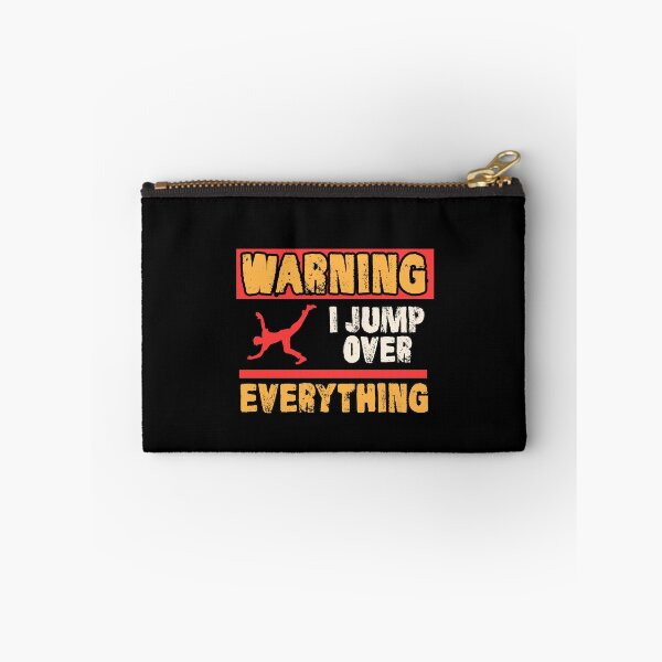 Item preview, Warning i jump over everything parkour gift designed and sold by redshirtz.