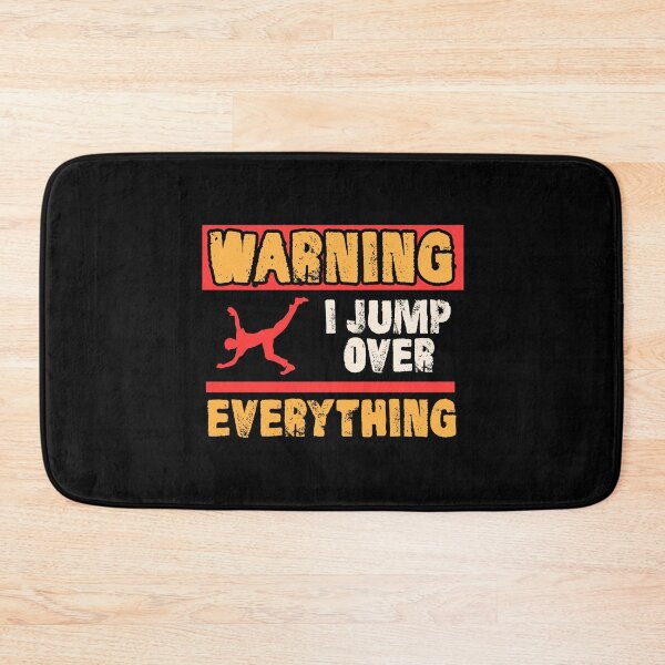 Item preview, Warning i jump over everything parkour gift designed and sold by redshirtz.