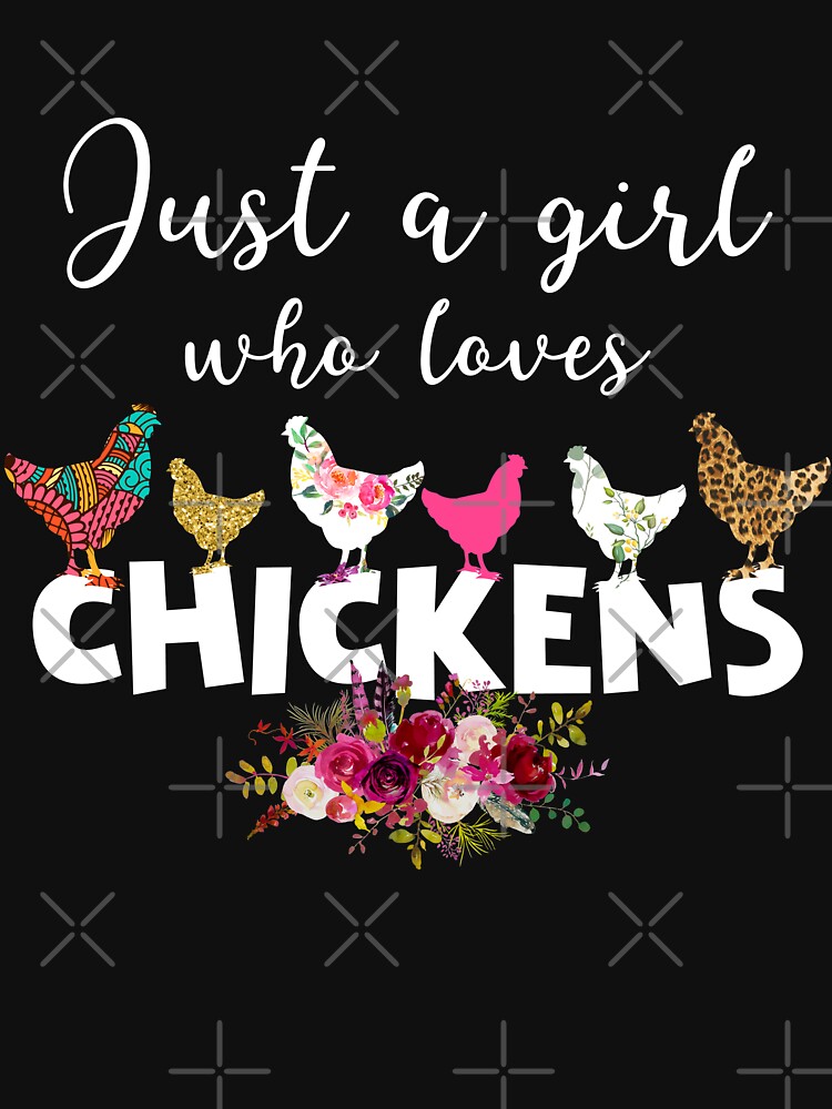 Chicken Girl Sweatshirt | Mädchen Liebt Hühner Design | Lustiges Geschenk Für Hühnerfans