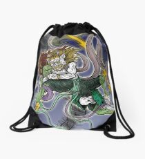 Demonic Twister Drawstring Bag