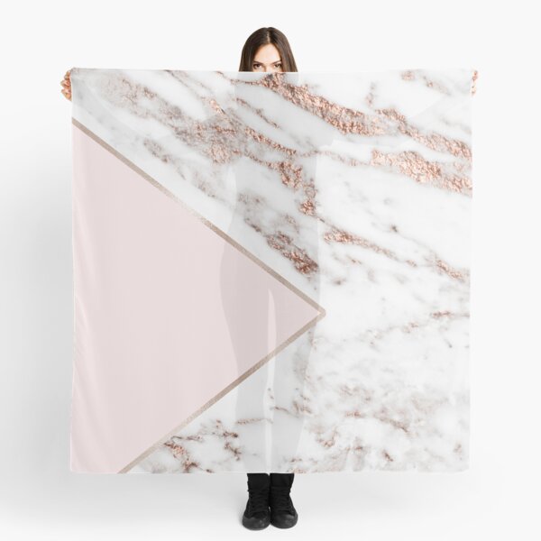 Rose Gold Tapestry - Textile - Rose Gold and Marble by Louis