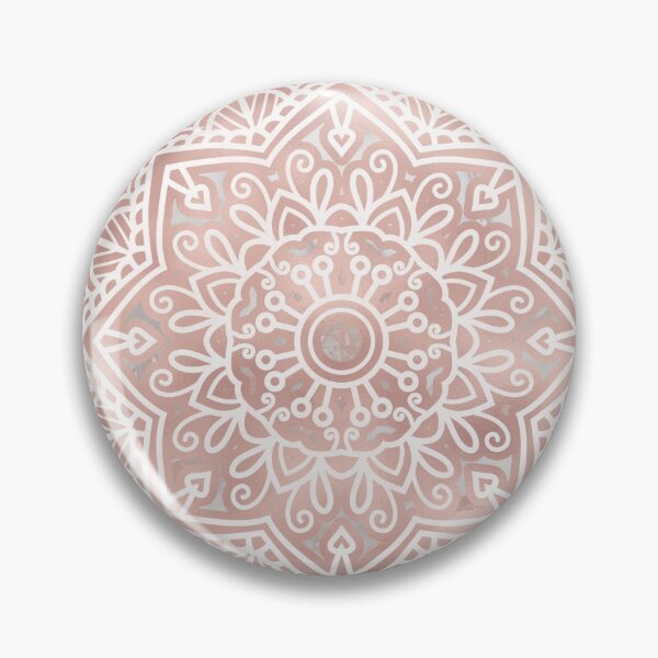Item preview, Rose gold mandala - french polished marble designed and sold by marbleco.