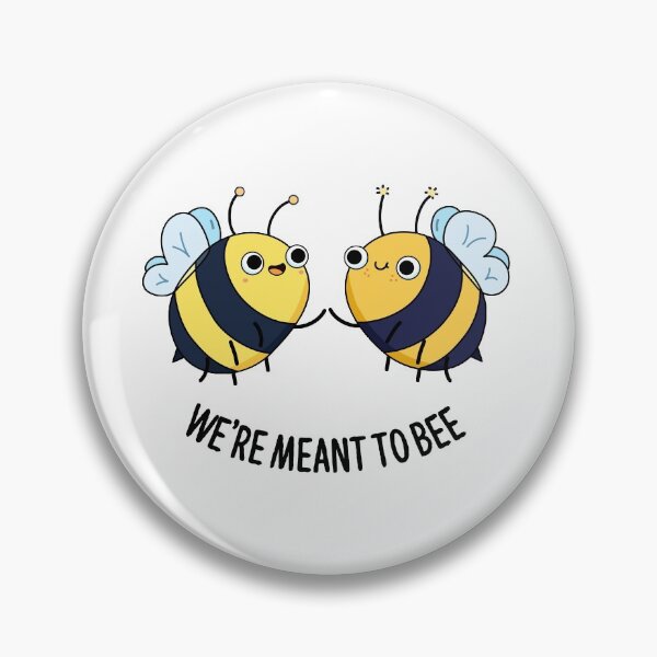 Item preview, We're Meant To Be Funny BFF Bee Puns  designed and sold by punnybone.