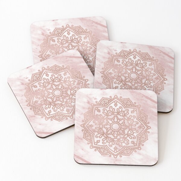 Item preview, Rose gold mandala - pink marble II designed and sold by marbleco.
