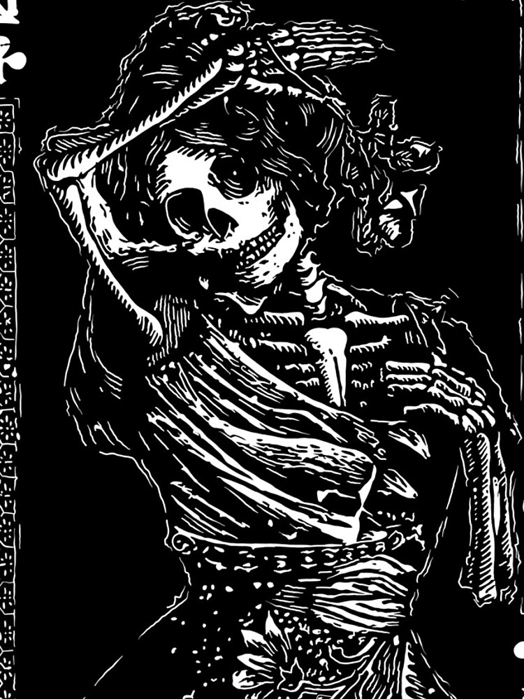 Day of the Dead - Queen of Clubs by fullrangepoker