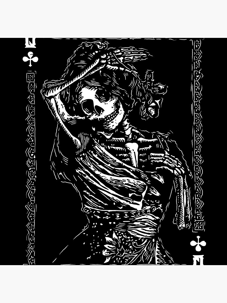 Day of the Dead - Queen of Clubs by fullrangepoker