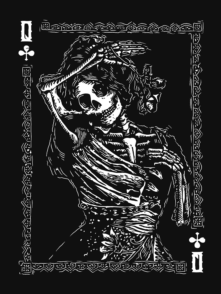 Day of the Dead - Queen of Clubs by fullrangepoker