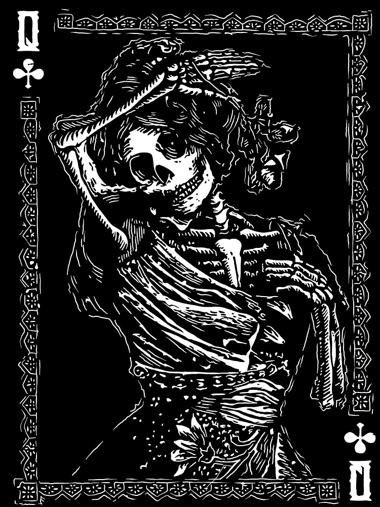 Day of the Dead - Queen of Clubs by fullrangepoker
