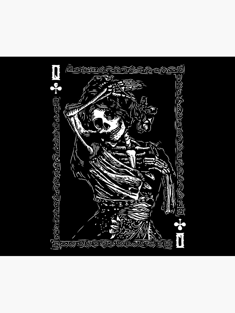 Day of the Dead - Queen of Clubs by fullrangepoker