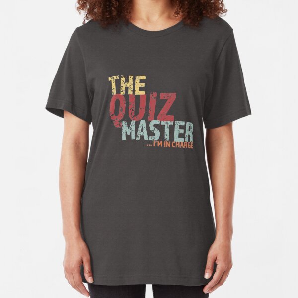 Quiz master Pub Quiz Team Slim Fit T-Shirt