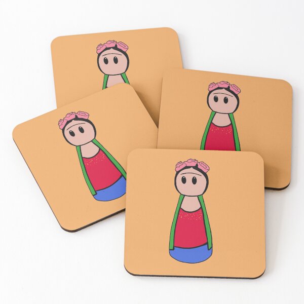 Item preview, Frida Khalo Peg doll  designed and sold by woodenwepeople.