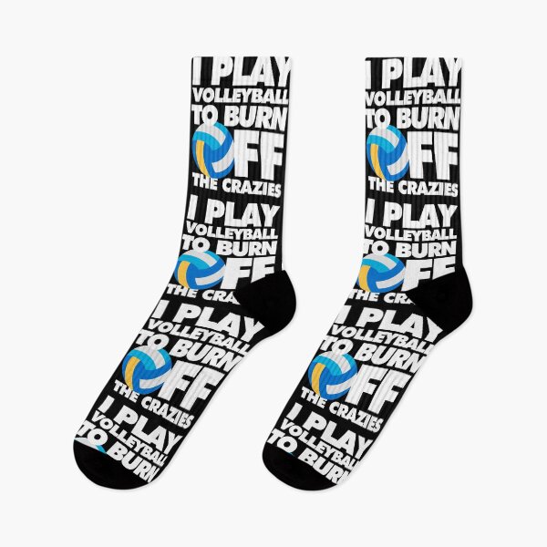 Item preview, I play Volleyball to Burn Off the Crazies Funny Sports designed and sold by elhefe.