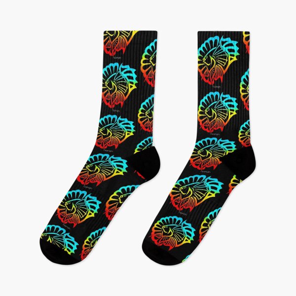 Item preview, Logotipo de Betta Multi Color en fondo negro designed and sold by Nosnah.