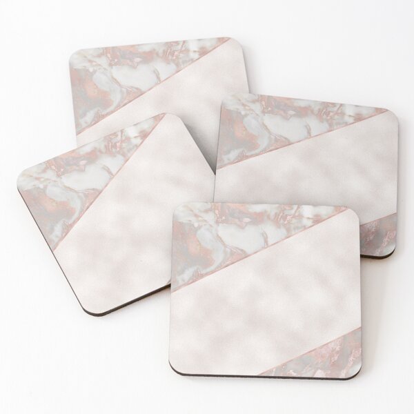 Item preview, French polished rose gold marble & pearl designed and sold by marbleco.