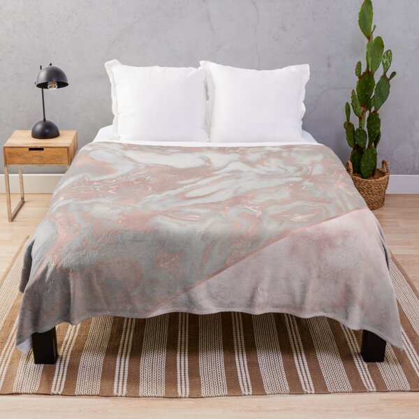 Item preview, Pink marble & french polished rose gold marble designed and sold by marbleco.