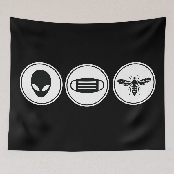 Item preview, Summer 2020 - Alien invasion, Coronavirus, Murder hornets [WHITE] designed and sold by lazinha.
