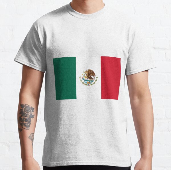 Mexican American Distressed Eagle Snake Mexican Flag T-shirt