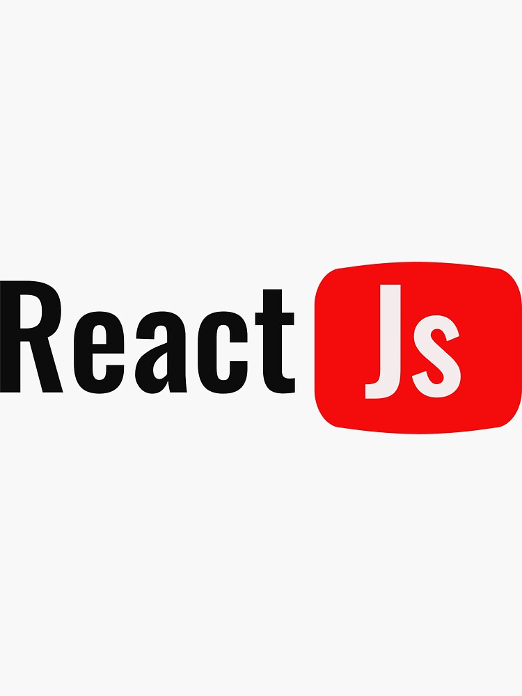 "React Js - Reactjs - JavaScript " Sticker for Sale by faixapreta ...