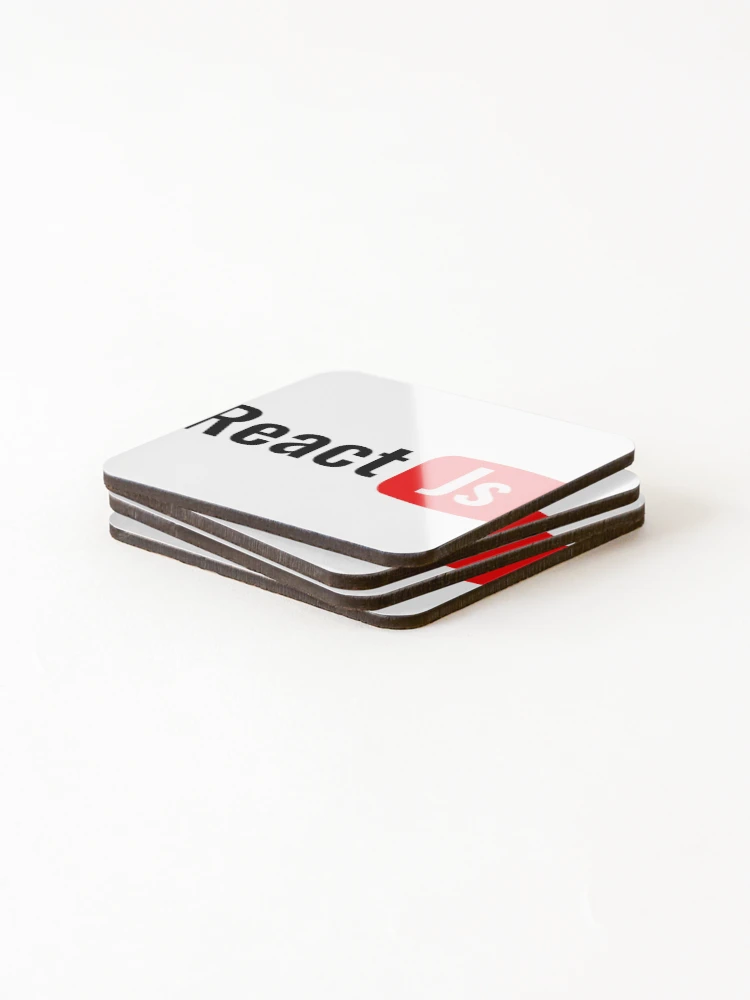 Thumbnail 4 of 5, Coasters (Set of 4), React Js - Reactjs - JavaScript designed and sold by faixapreta.