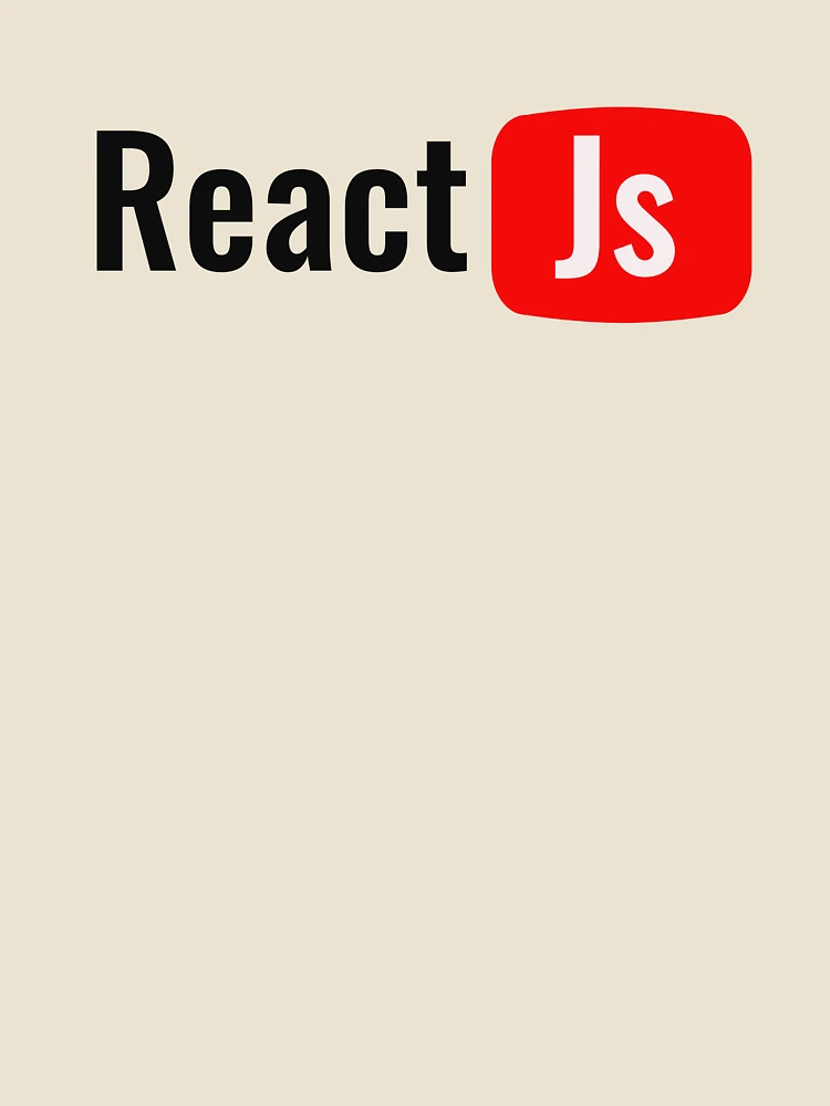Imagen 4 de 4, Camiseta relajada con la obra React Js - Reactjs - JavaScript, diseñada y vendida por faixapreta.